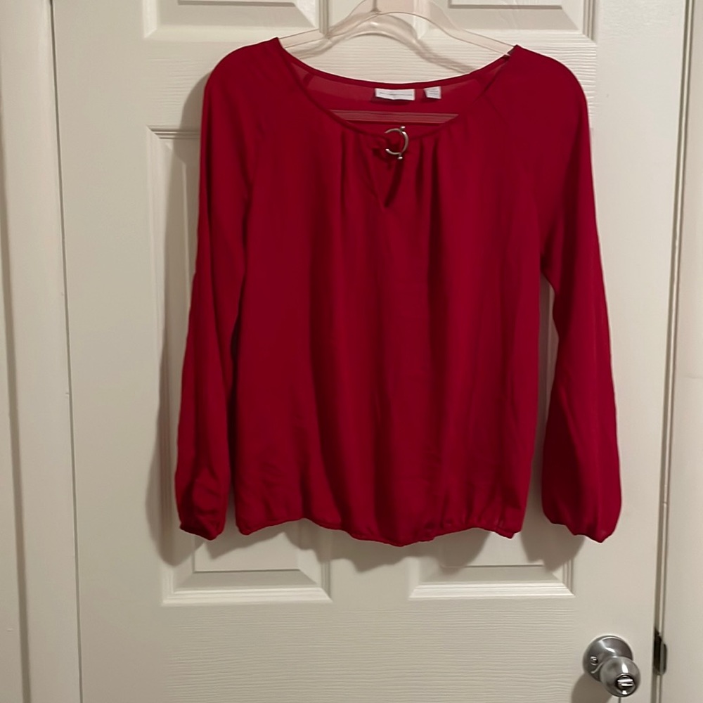 EUC New York&company sheer blouse sz.s 134